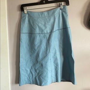 Leather skirt